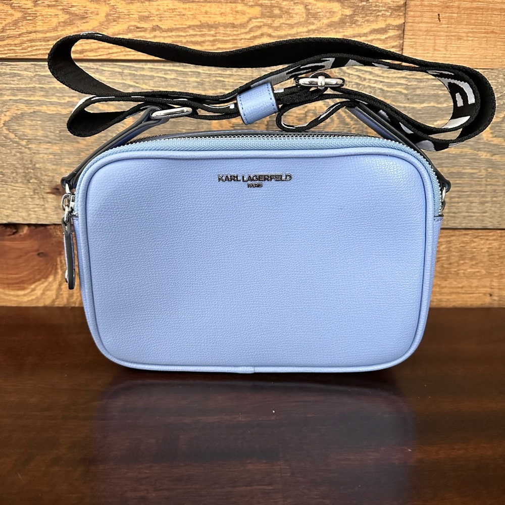 Karl Lagerfeld Light Blue Crossbody Bag